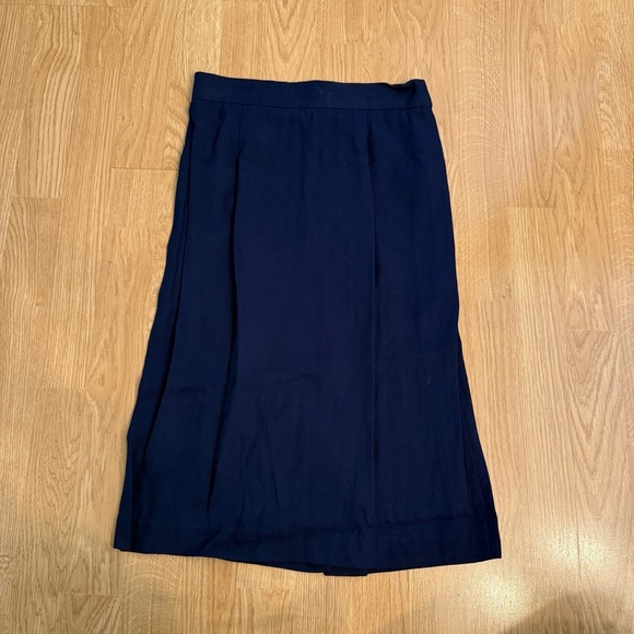 Elegant Navy Women's Blazer & skirt set vintage size 4 - Picture 10 of 12